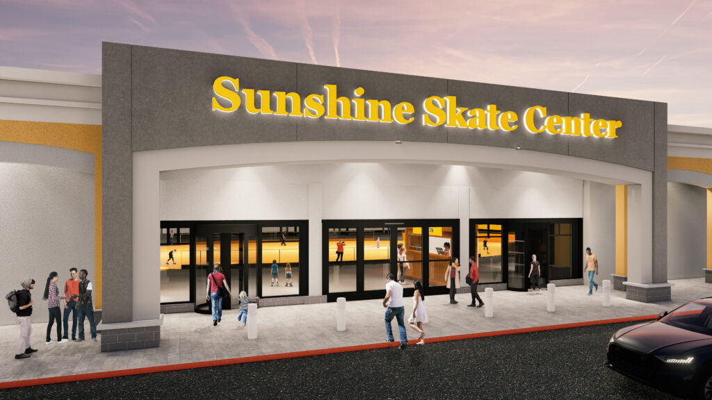 Sunshine Skate Center Roller Skating Rink building
